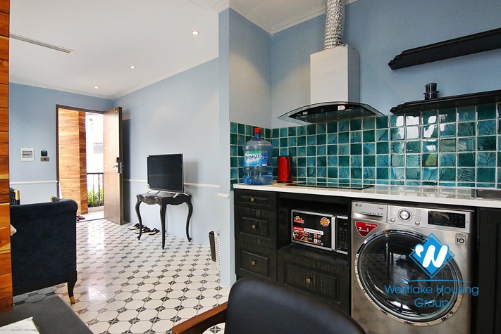 Indochina style interior apartment for rent in Hoan Kiem , Ha Noi